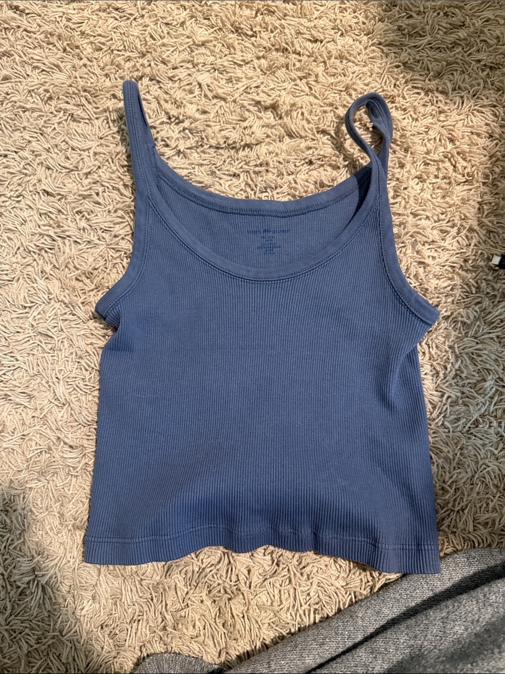 Brandy Melville navy ribbed tank top